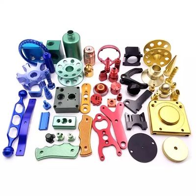 Paslanmaya Karşı Metal CNC Torna Parçaları Çok Renkli Ayna Cilası