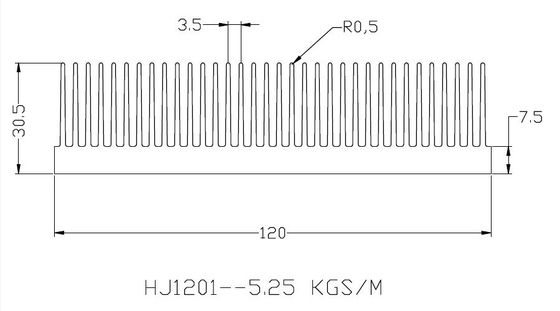 Boyama Su Soğutmalı Radyatör Isı Emici 120x30x250mm Madencilik İçin