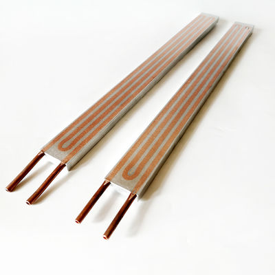 Gömülü Cooper Tüplü 40x480x12mm Radyatör Isı Emici Soğuk Plaka