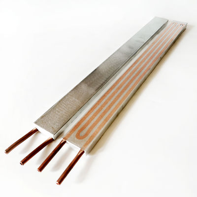 Gömülü Cooper Tüplü 40x480x12mm Radyatör Isı Emici Soğuk Plaka
