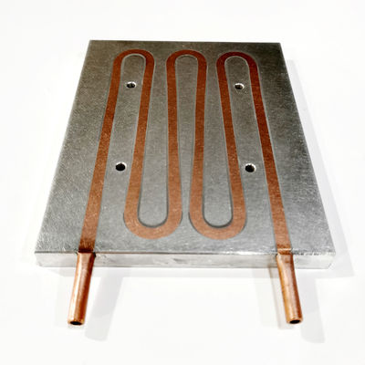 Su Soğutma 120x12x150mm için Gömülü Cooper Radyatör Isı Emici Plaka